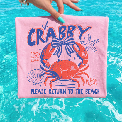 PRE-ORDER 7-10 business days If crabby return to beach DTF