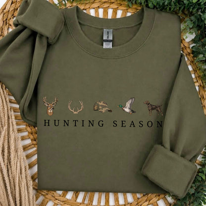 hunting season clear film screen print