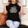 Mandala Pumpkin beige ink screen print transfer