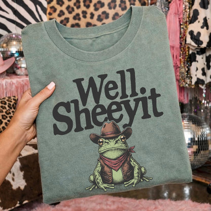 well sheeyit clear film screen print