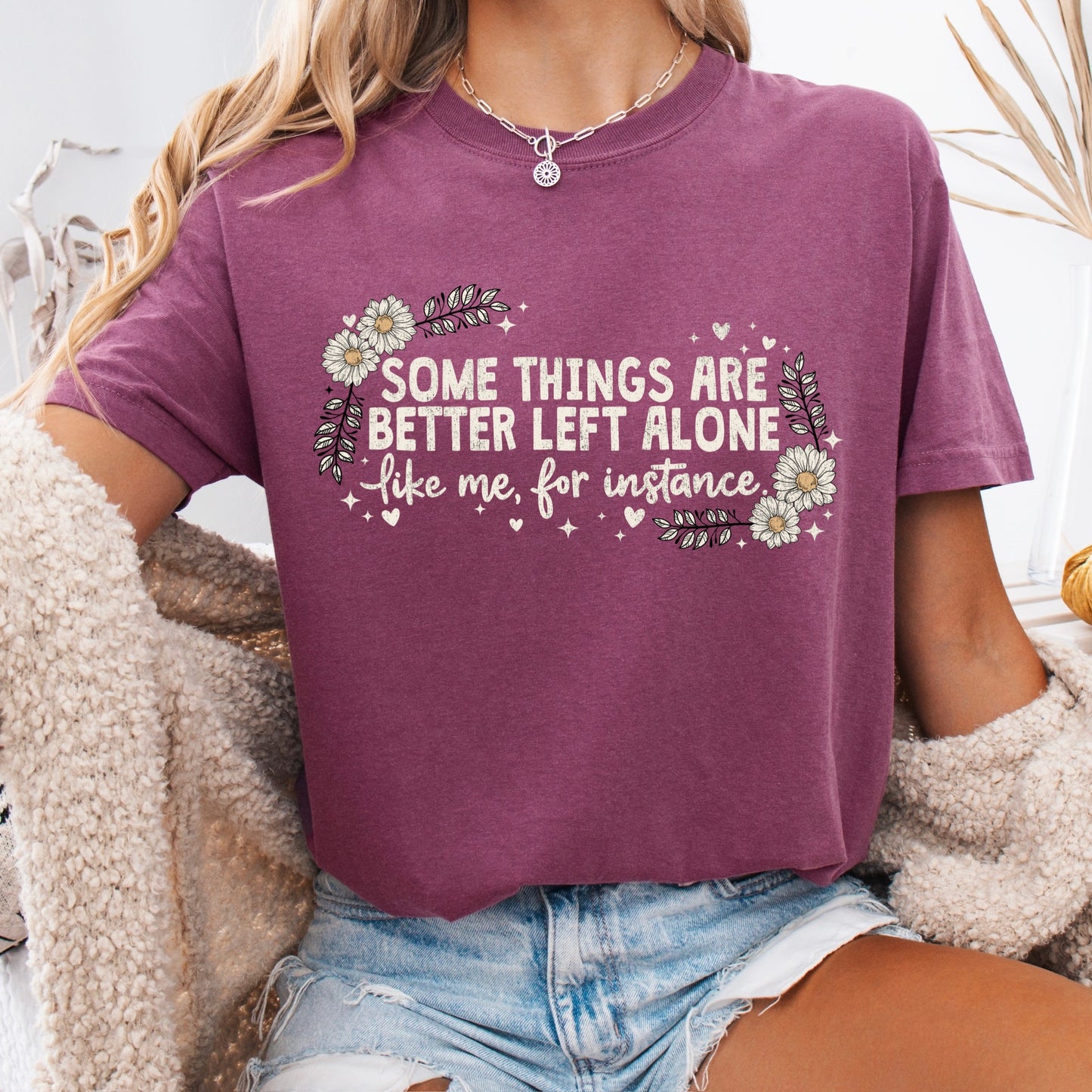 some things are better left alone clear film screen print