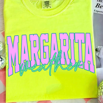 margarita weather clear film screen print