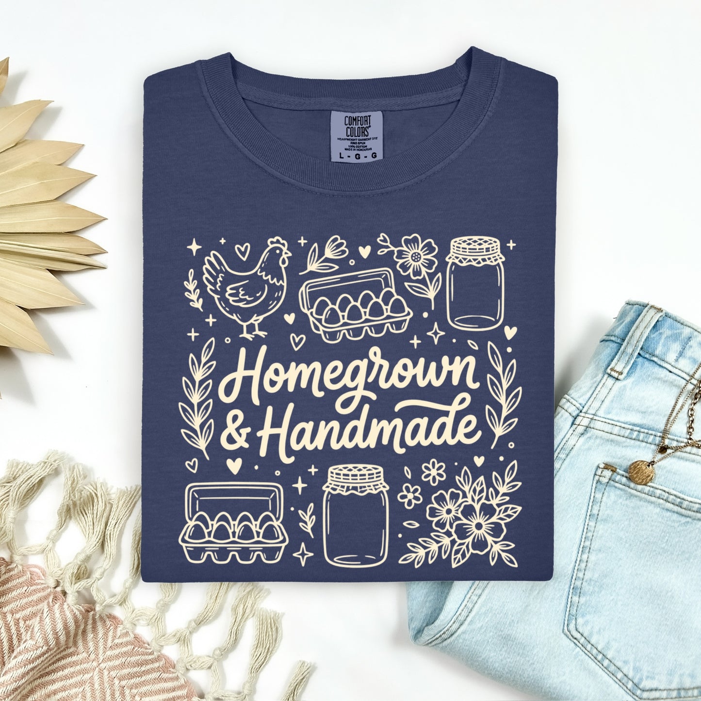 homegrown & handmade screen print transfer•