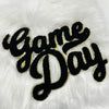 Chenille Patch - BLACK game day