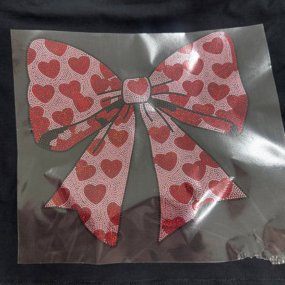 Spangle Transfer - heart bow