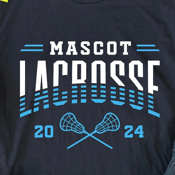 semi-custom LACROSSE mascot (design set up only)