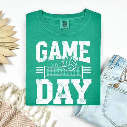 volleyball game day screen print transfer•