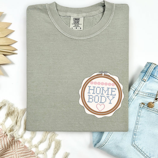 POCKET cross-stitch homebody transfer