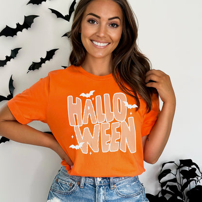 halloween stripe screen print transfer•