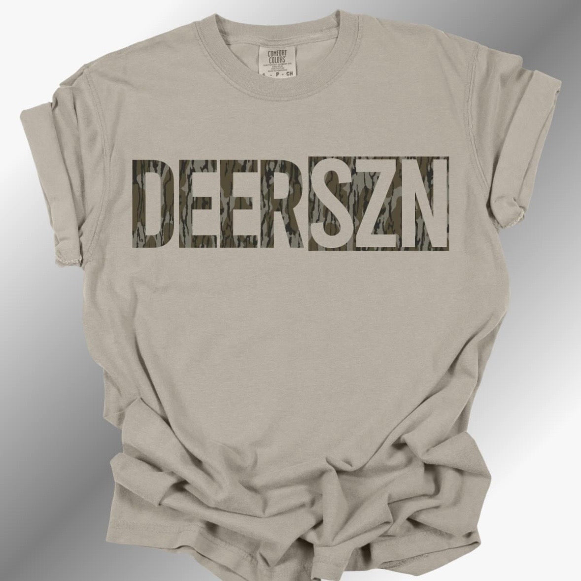 Deer Szn clear film screen print