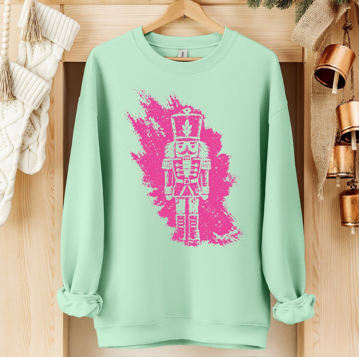 hot pink nutcracker screen print transfer•