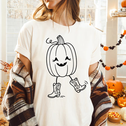 western pumpkin screen print transfer•