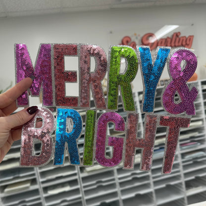 Sequins Patch - Merry & Bright