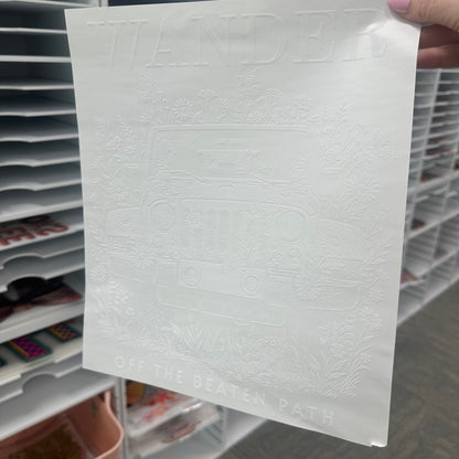 wander off the beaten path screen print transfer•