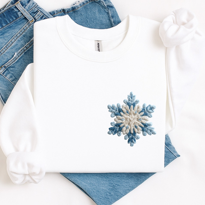 POCKET snowflake yarn clear film screen print
