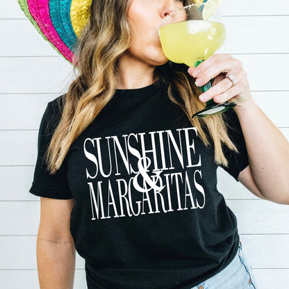 sunshine & margaritas  screen print transfer•