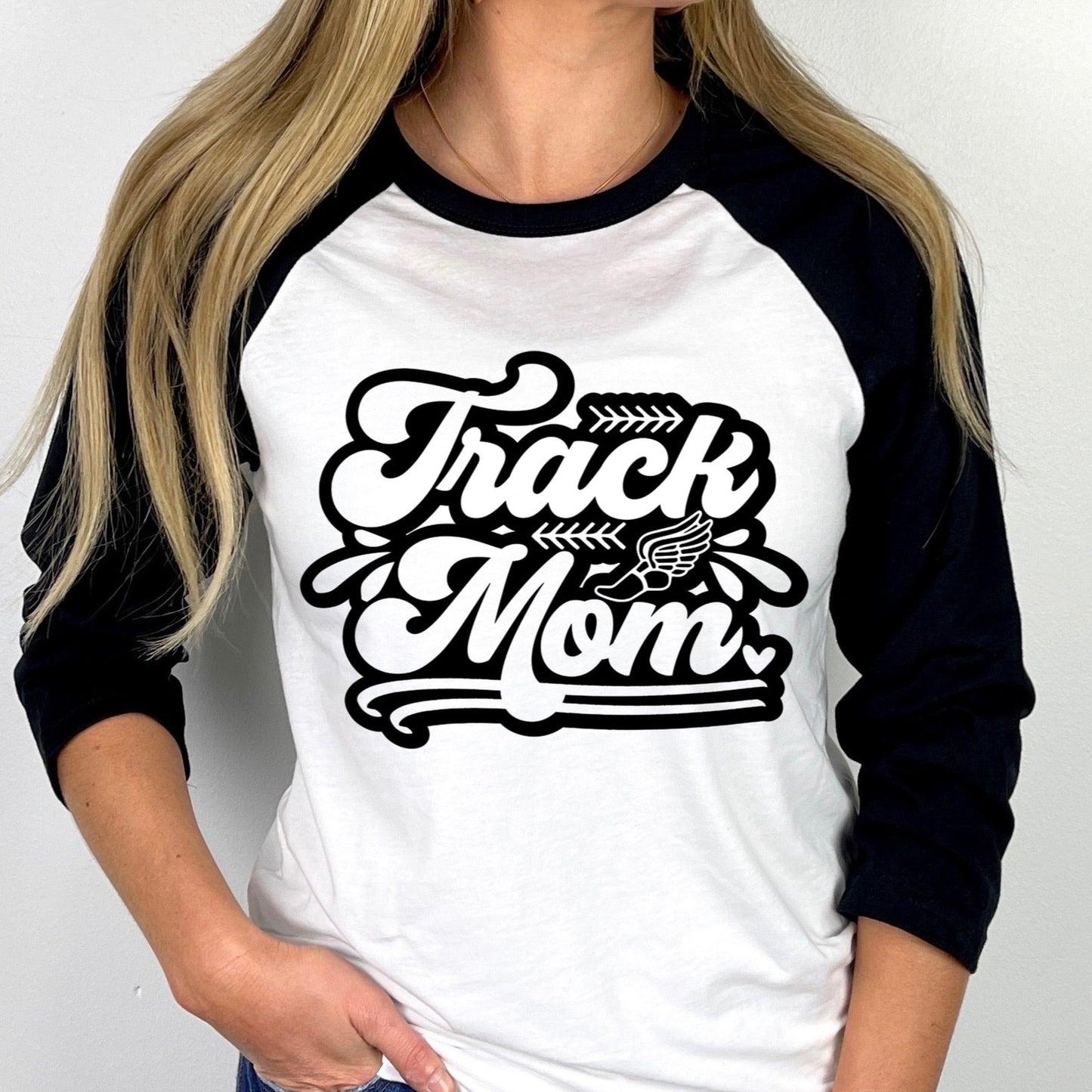 track mom screen print transfer