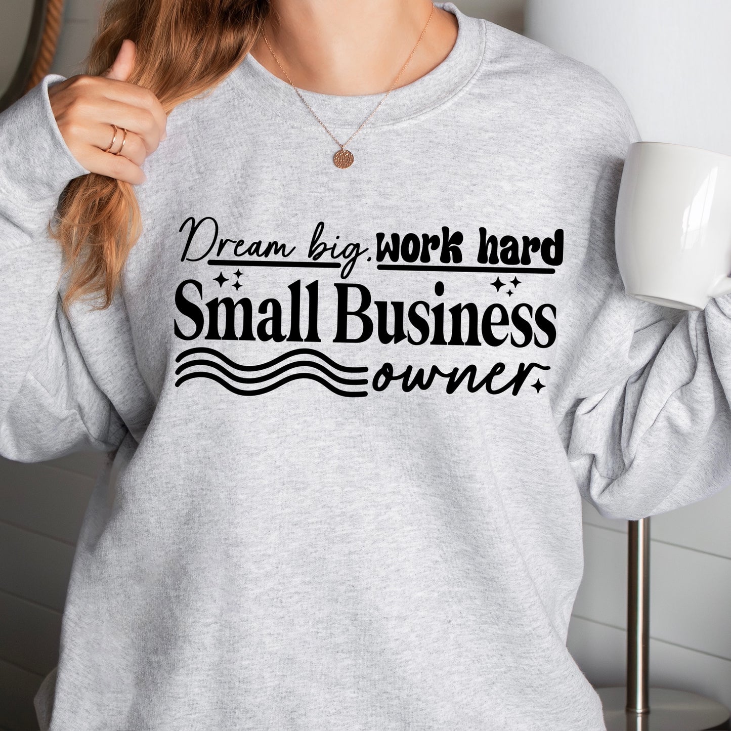 dream big small business owner screen print transfer