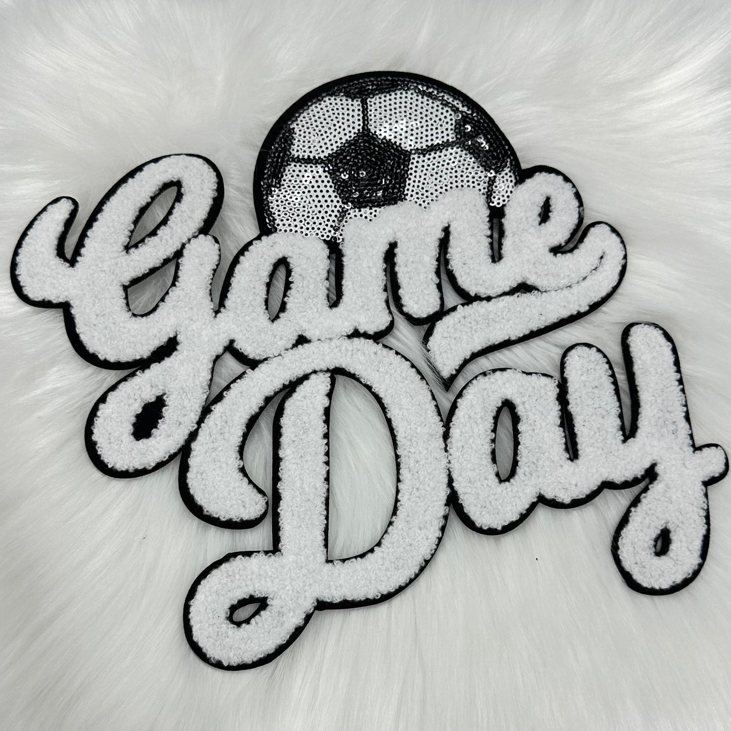 Chenille Patch - game day SOCCER