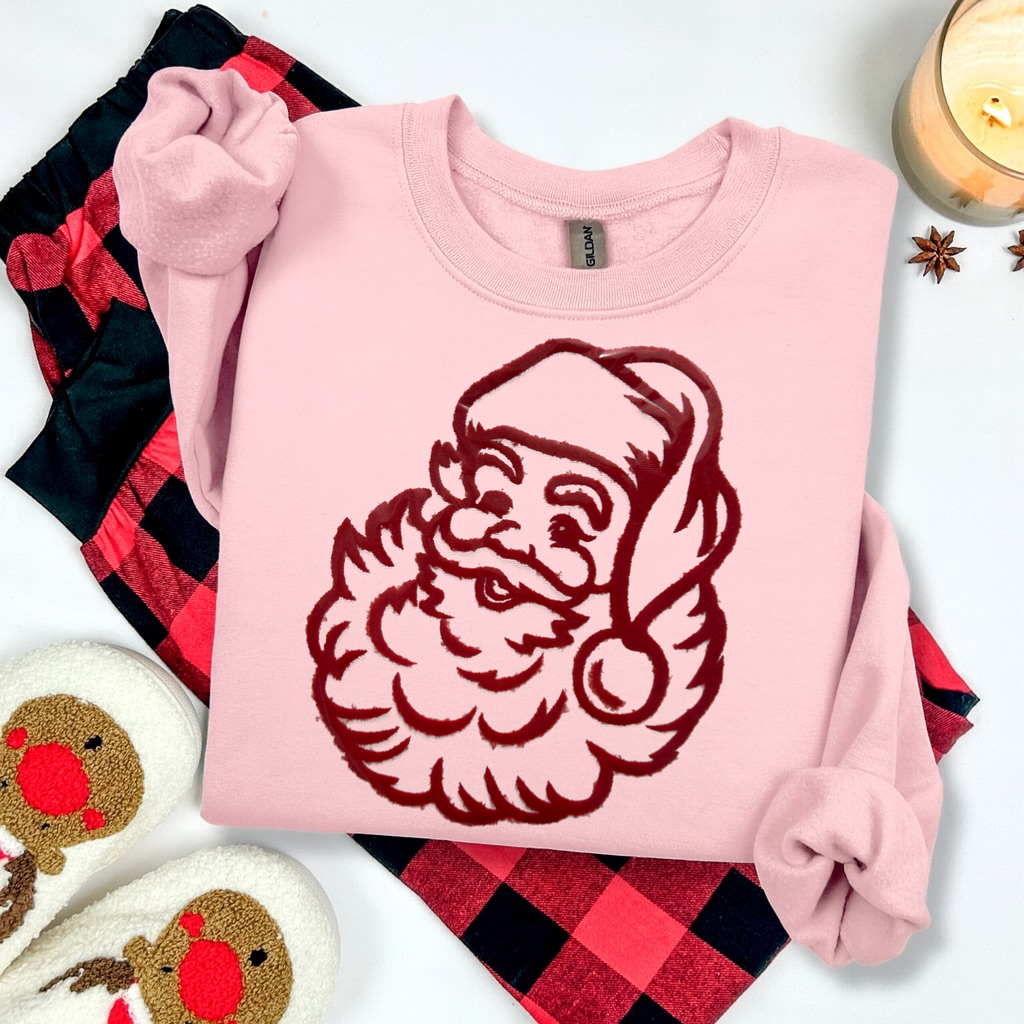 PRE-ORDER Fluffy Patch - Red Santa 5-7 biz day tat