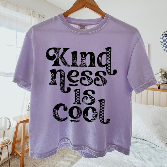 kindness is cool screen print transfer