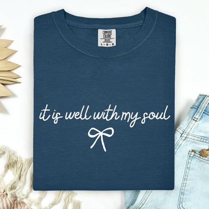 it is well with my soul screen print transfer•