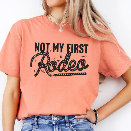 not my first rodeo screen print transfer