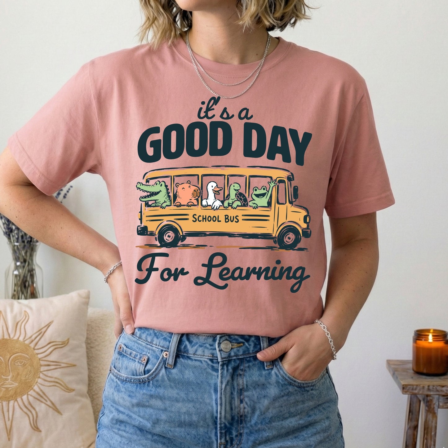 it's a good day for learning clear film screen print