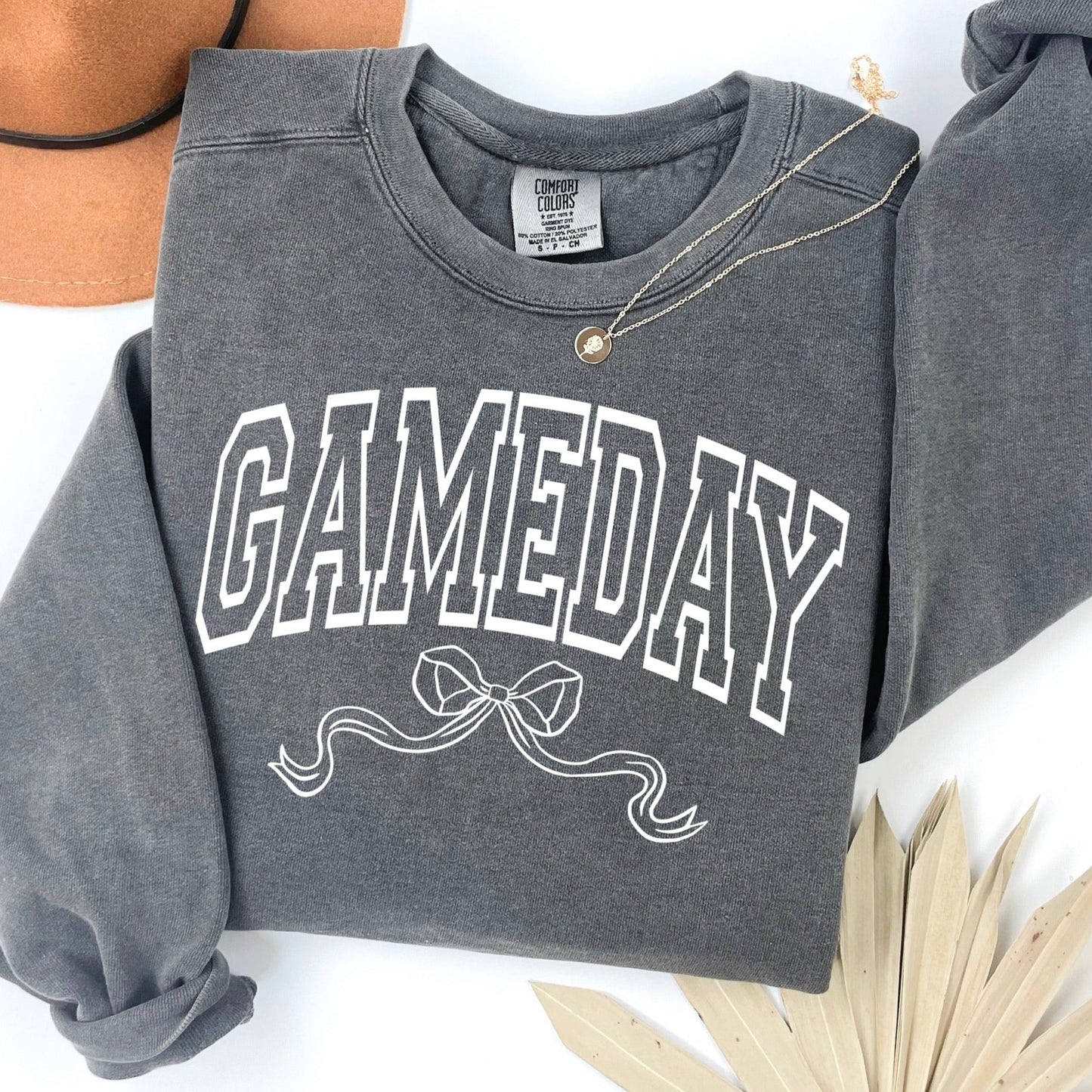 game day bow screen print transfer