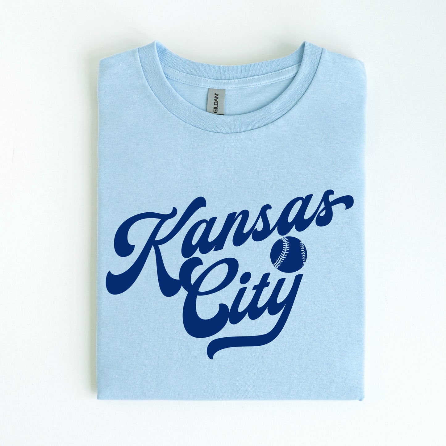 Kansas City baseball screen print transfer