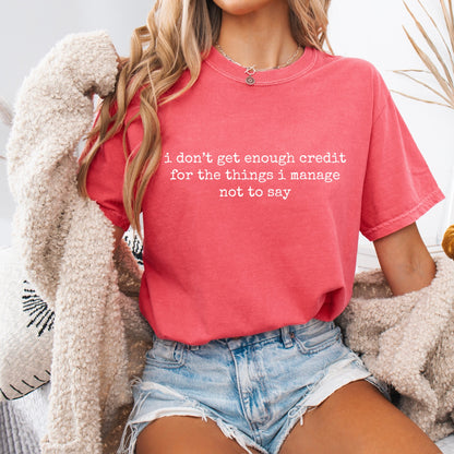 things I manage not to say screen print transfer