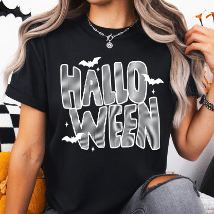 halloween stripe screen print transfer•