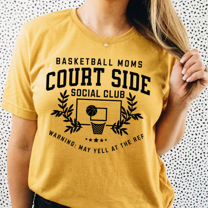 basketball mom social club screen print transfer