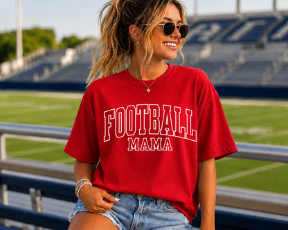 football mama screen print transfer•