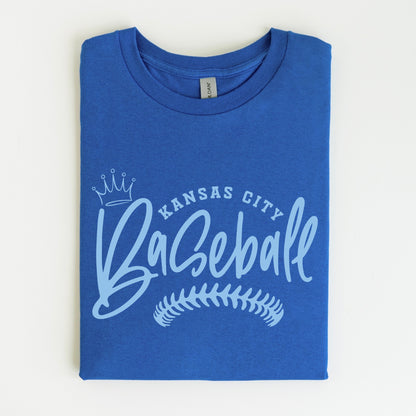 BASEBALL KANSAS CITY SCREEN PRINT TRANSFER