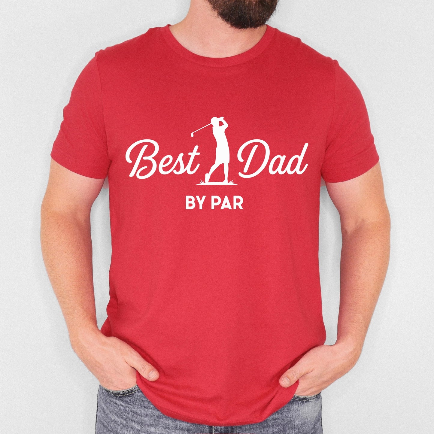 best Dad by par screen print transfer