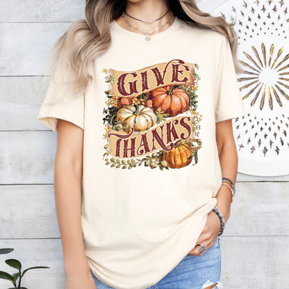 give thanks clear film transfer