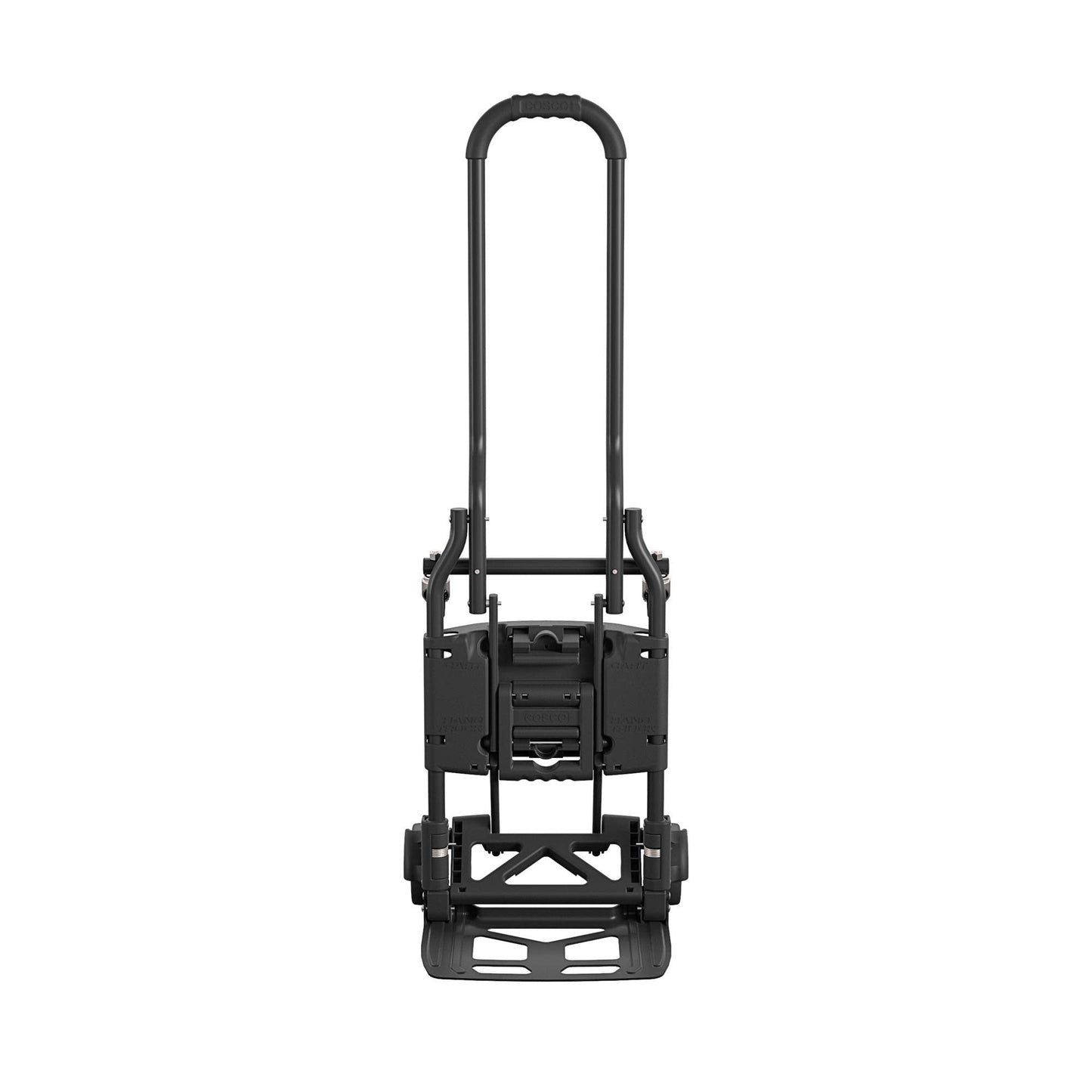 Cosco Shifter Folding Hand Truck/Cart - Heavy Duty Steel Frame, 300lbs Capacity, Black