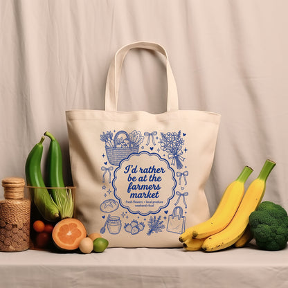 Id rather be at the farmers market screen print transfer•