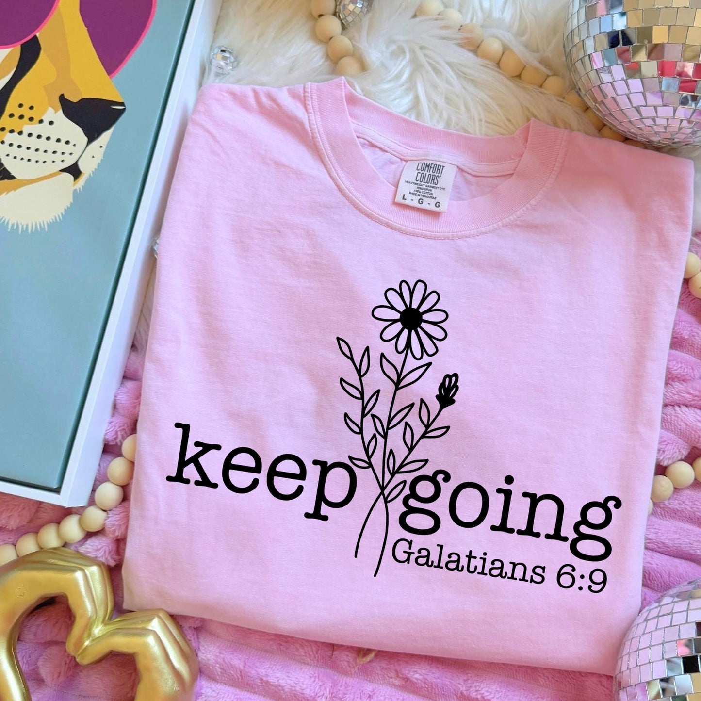keep going screen print transfer•
