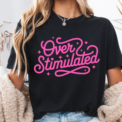 overstimulated screen print transfer•