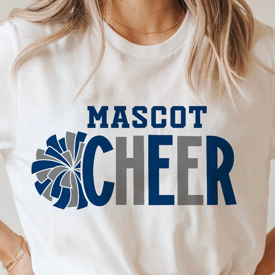 semi-custom CHEER mascot (design set up only)