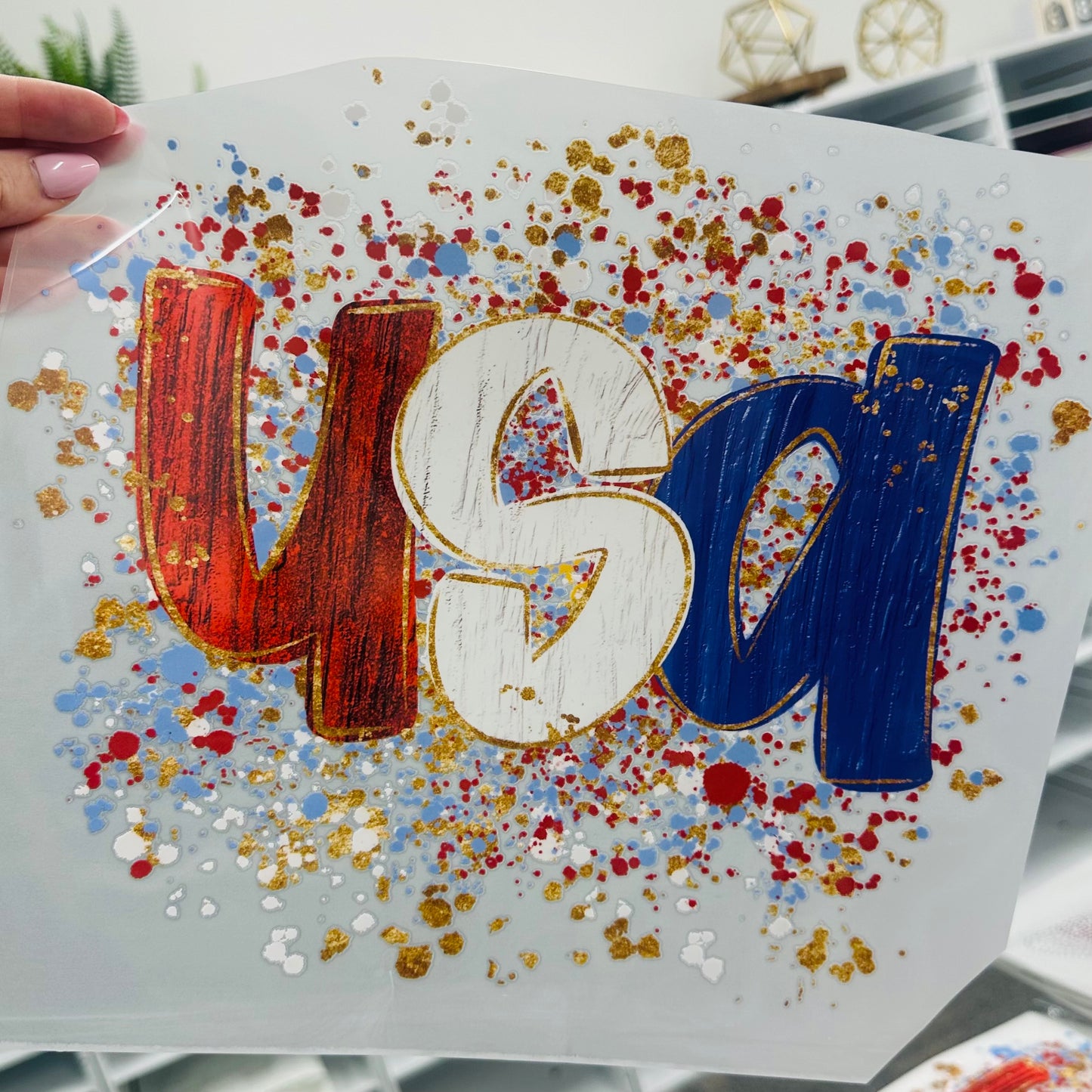 PRE-ORDER 7-10 business day USA splatter DTF