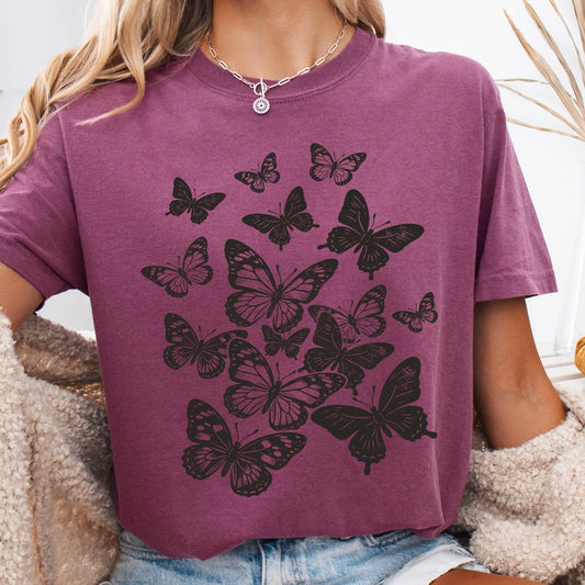 butterflies screen print transfer•