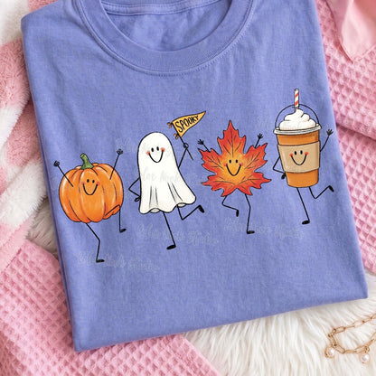 PRE-ORDER happy fall doodles 300° DTF 5-7 business day tat