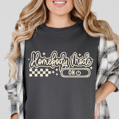 Homebody Mode screen print transfer