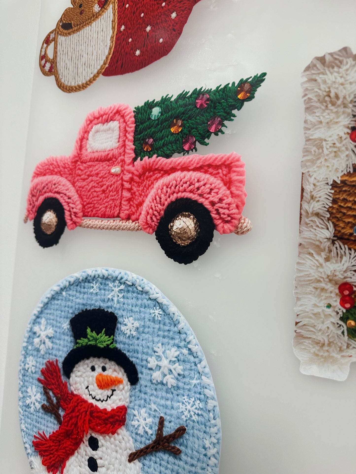 pre-designed dtf FAUX YARN gang sheet pre-cut 1-2 biz day tat