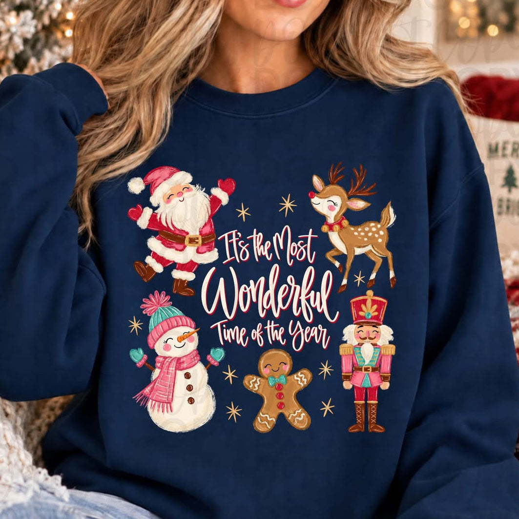 most wonderful time of the year clear film screen print