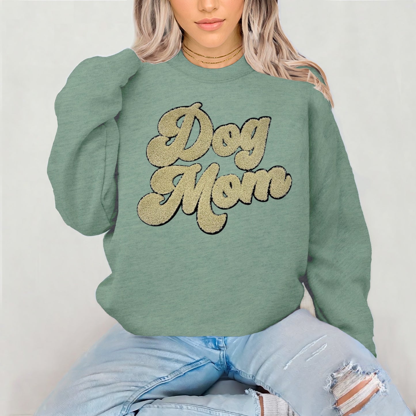 Chenille Patch - Dog Mom