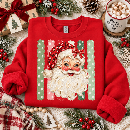 PRE-ORDER hand painted Santa DTF 5-7 BIZ DAY TAT